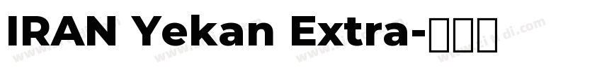 IRAN Yekan Extra字体转换